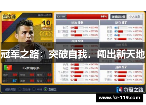 冠军之路：突破自我，闯出新天地