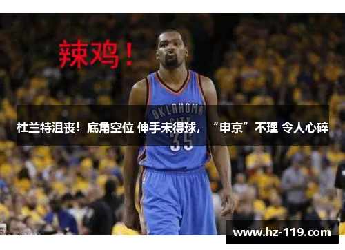 杜兰特沮丧！底角空位 伸手未得球，“申京”不理 令人心碎